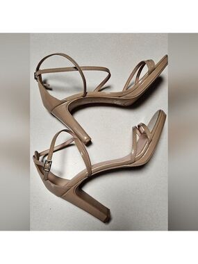 Chinese Laundry Nude Strappy Heels Size 10